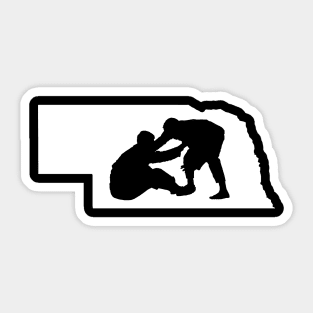 Nebraska Jiu Jitsu Sticker